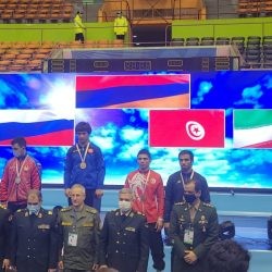 ميدالية برونزية لتونس في بطولة العالم العسكرية للمصارعة